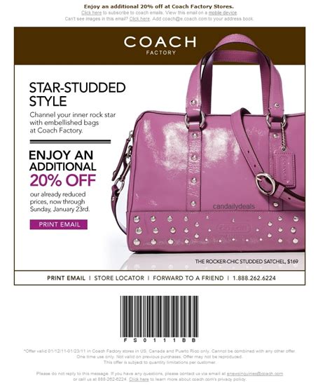 coach extra 20 off coupon.